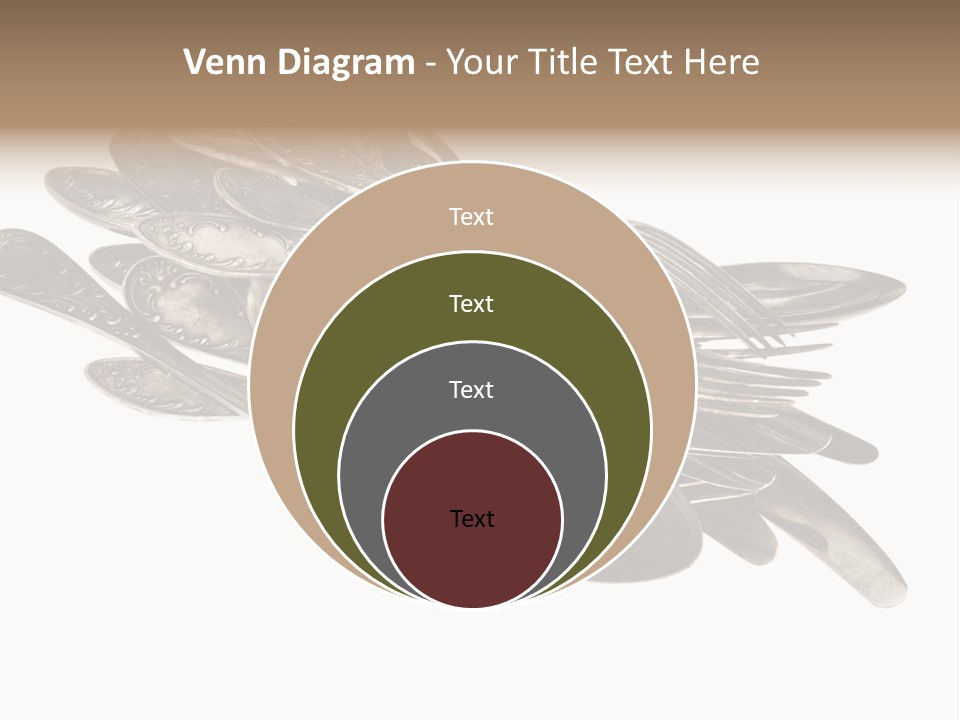 Food Retro Fork PowerPoint Template