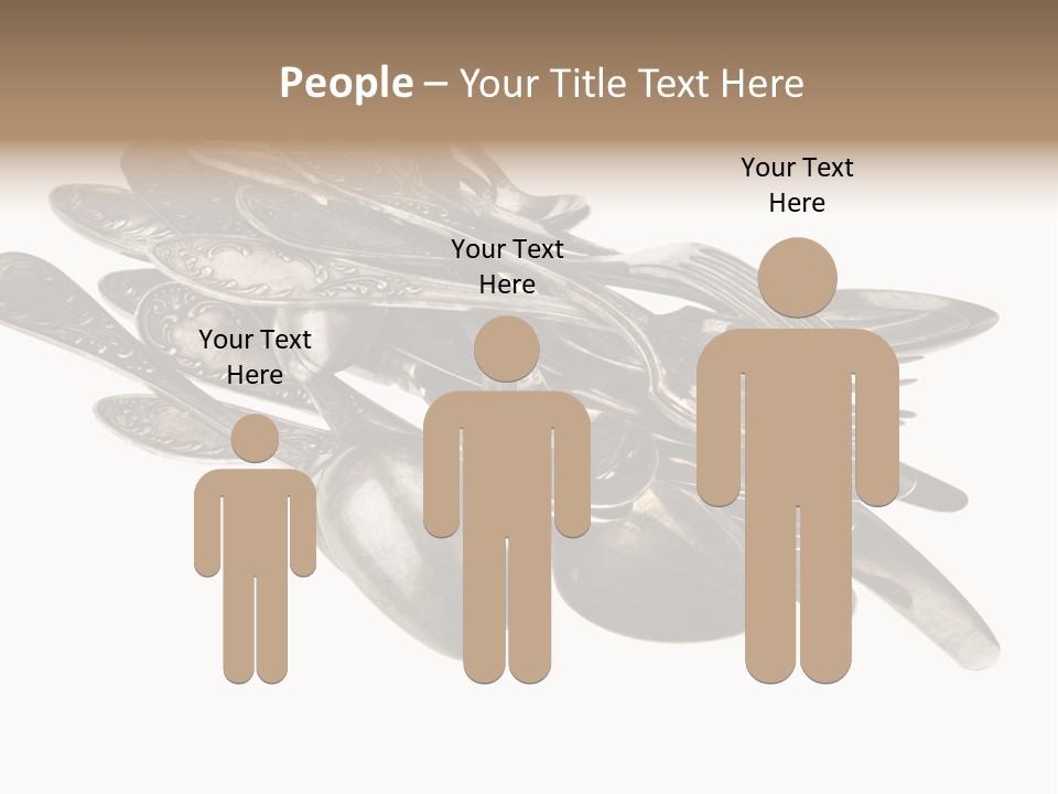 Food Retro Fork PowerPoint Template