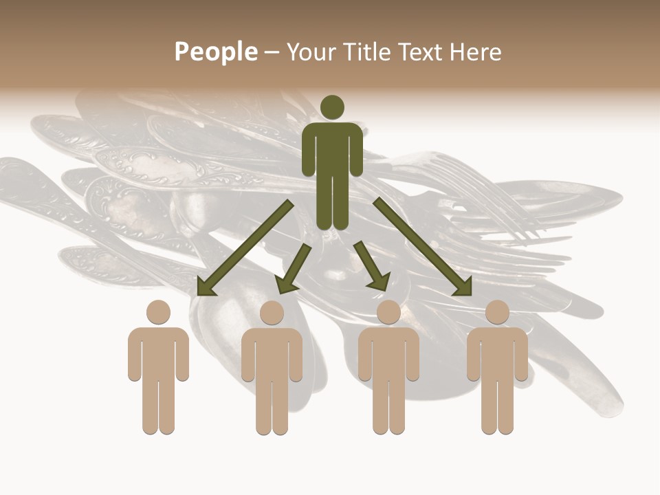 Food Retro Fork PowerPoint Template