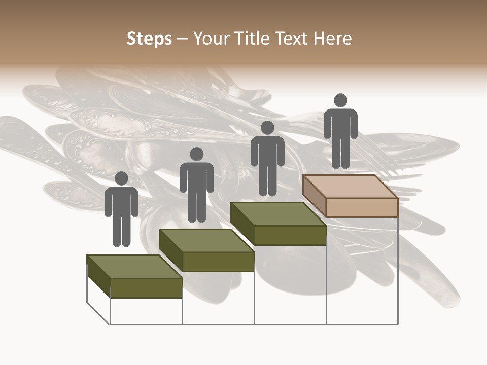 Food Retro Fork PowerPoint Template