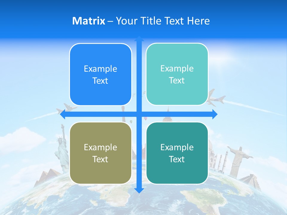 Europe Planet Usa PowerPoint Template