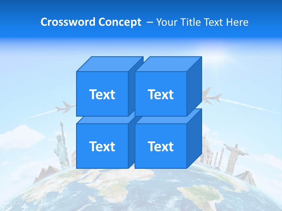 Europe Planet Usa PowerPoint Template
