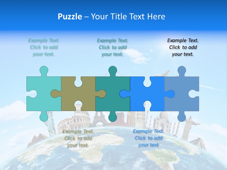 Europe Planet Usa PowerPoint Template