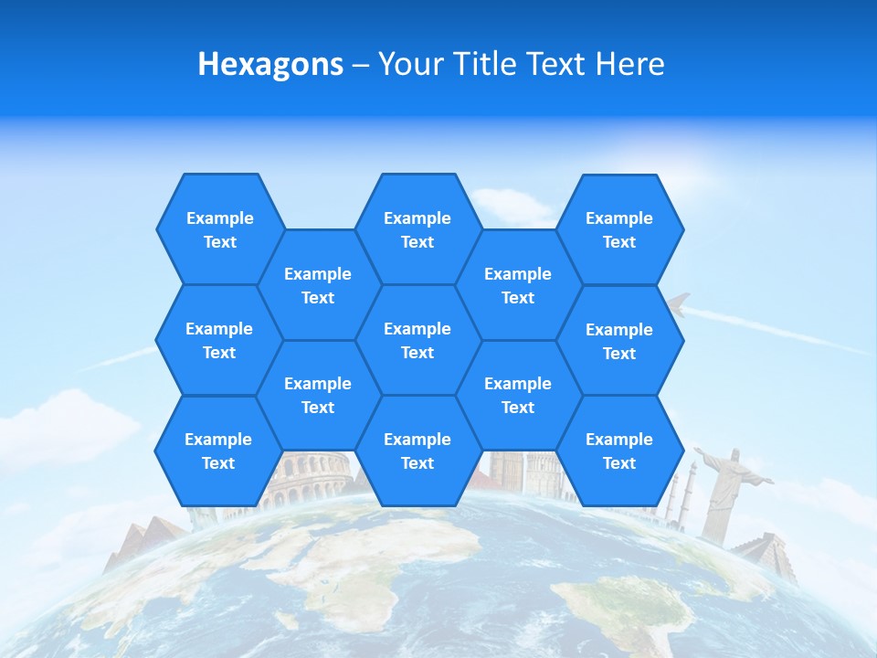 Europe Planet Usa PowerPoint Template