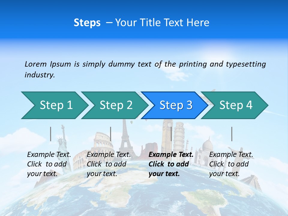 Europe Planet Usa PowerPoint Template