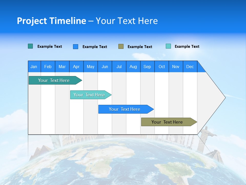 Europe Planet Usa PowerPoint Template