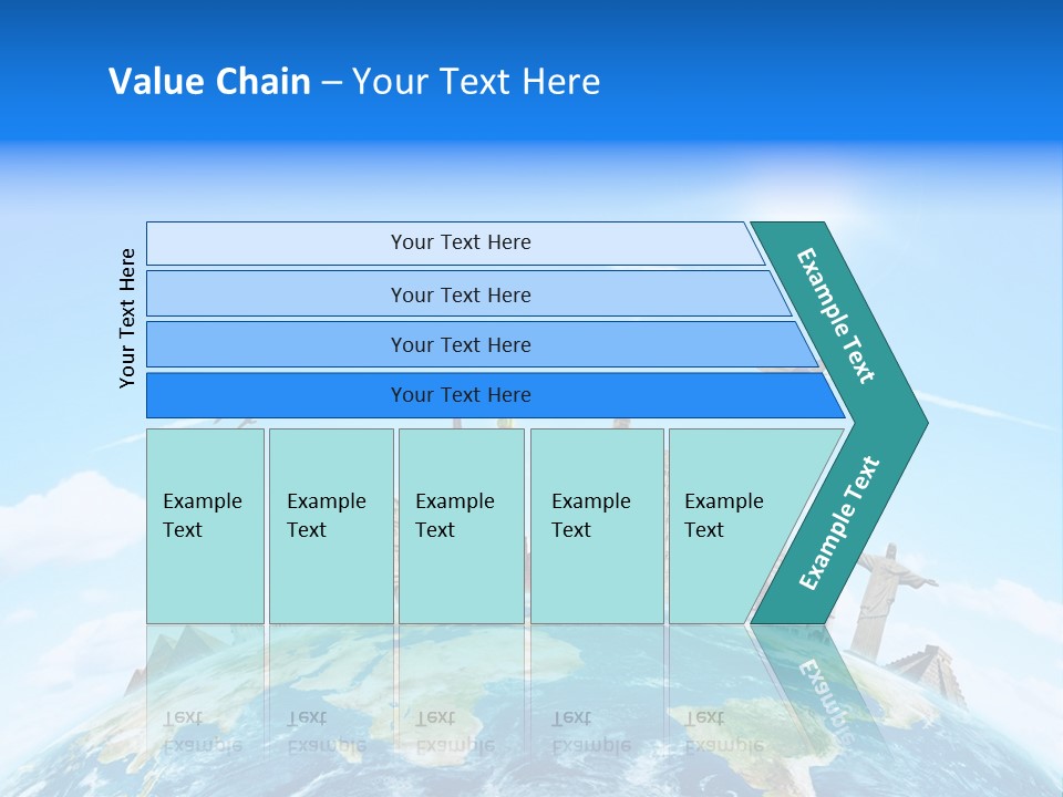 Europe Planet Usa PowerPoint Template