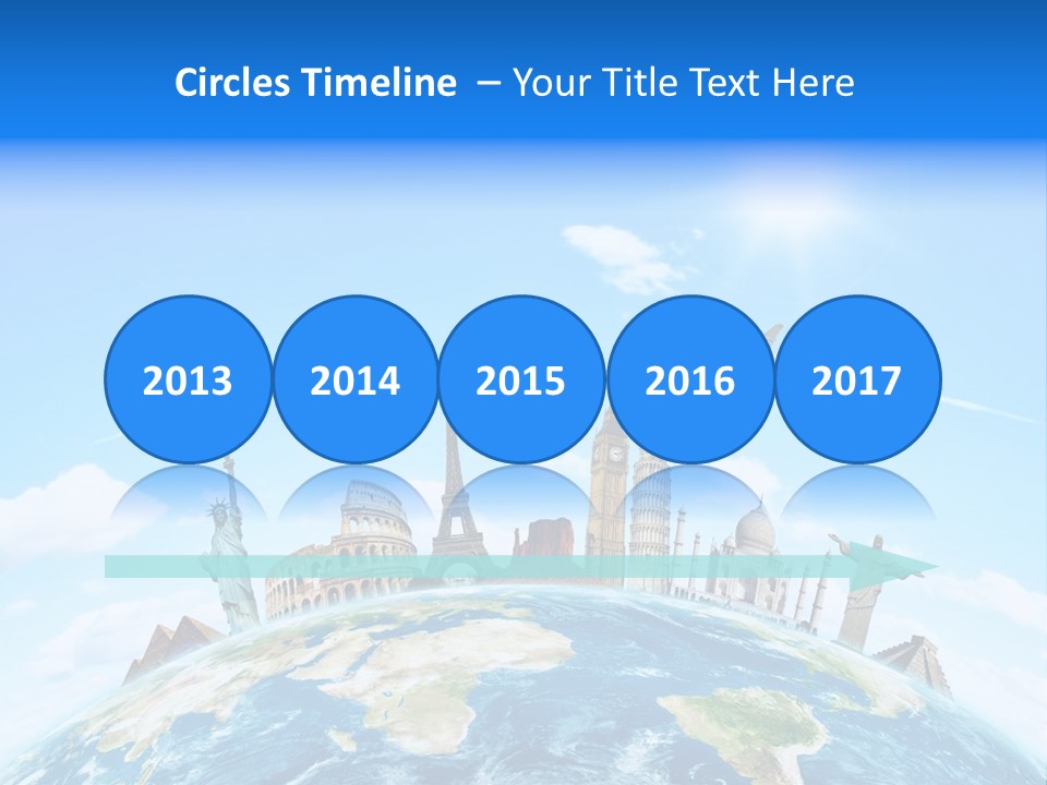 Europe Planet Usa PowerPoint Template