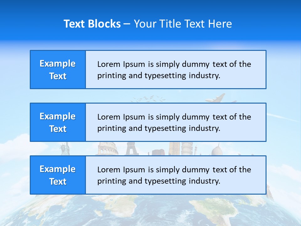 Europe Planet Usa PowerPoint Template