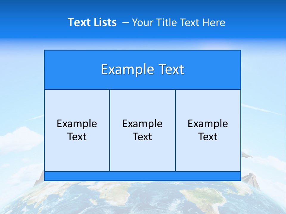 Europe Planet Usa PowerPoint Template