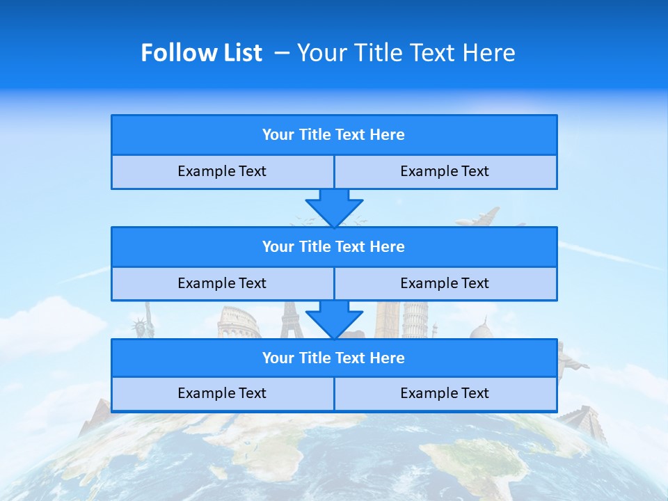 Europe Planet Usa PowerPoint Template