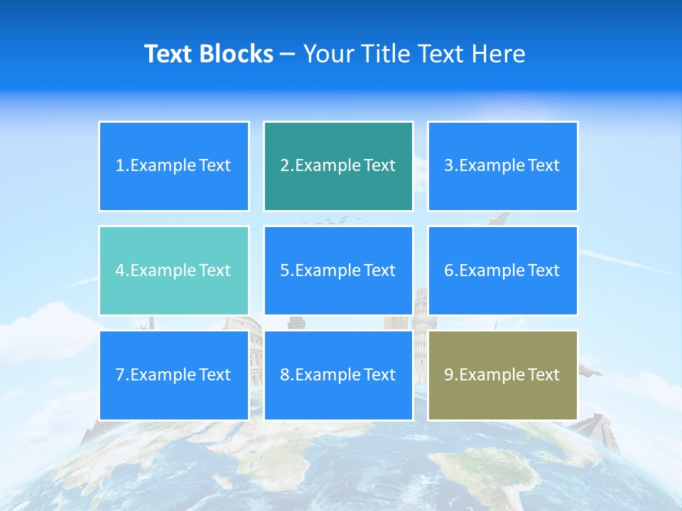 Europe Planet Usa PowerPoint Template