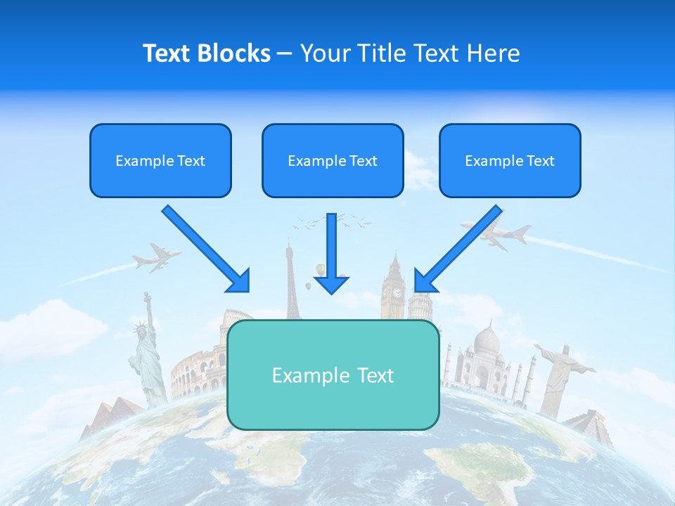 Europe Planet Usa PowerPoint Template