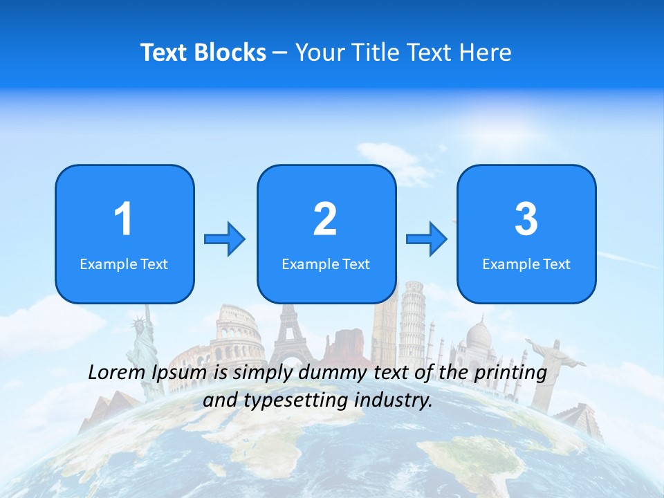 Europe Planet Usa PowerPoint Template