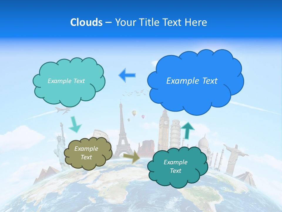 Europe Planet Usa PowerPoint Template