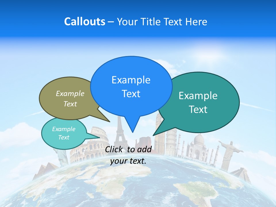 Europe Planet Usa PowerPoint Template