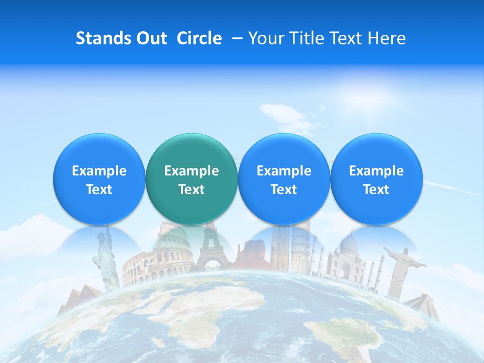 Europe Planet Usa PowerPoint Template