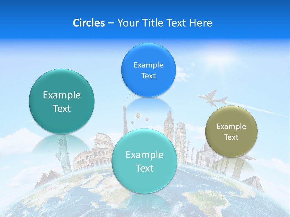 Europe Planet Usa PowerPoint Template
