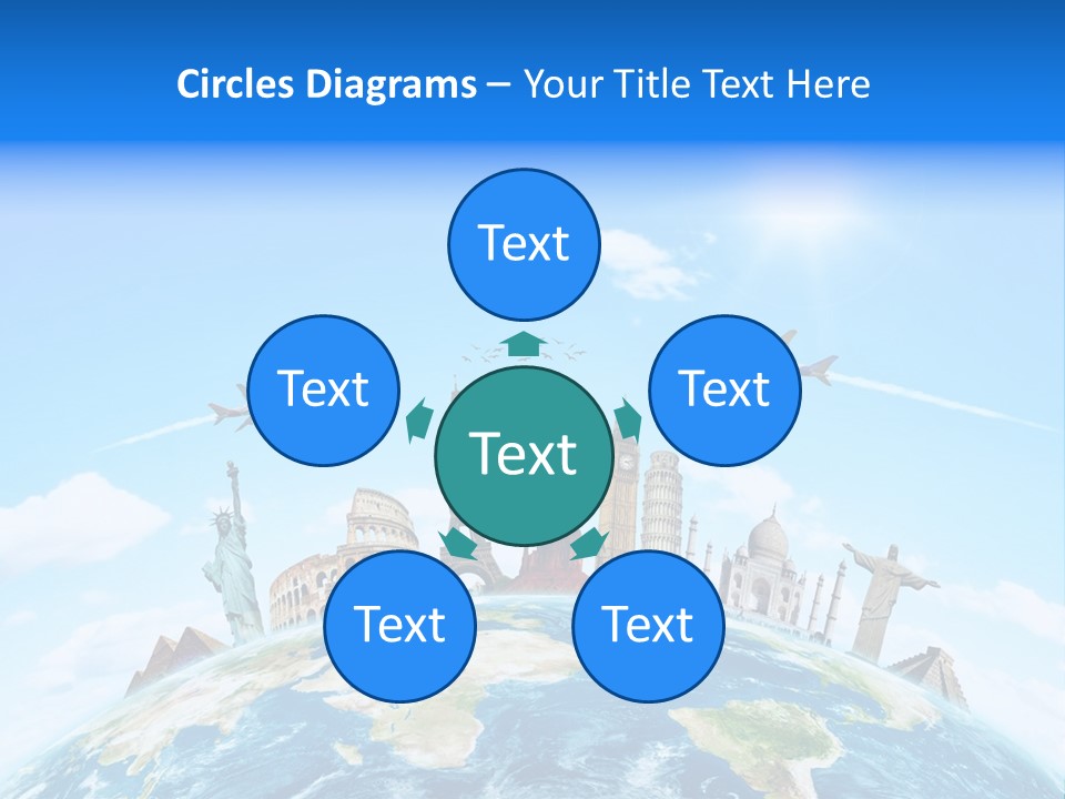 Europe Planet Usa PowerPoint Template