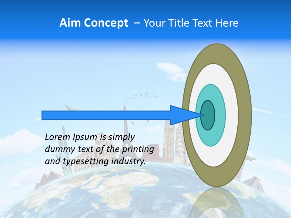 Europe Planet Usa PowerPoint Template