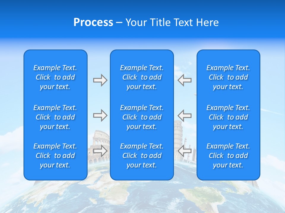 Europe Planet Usa PowerPoint Template