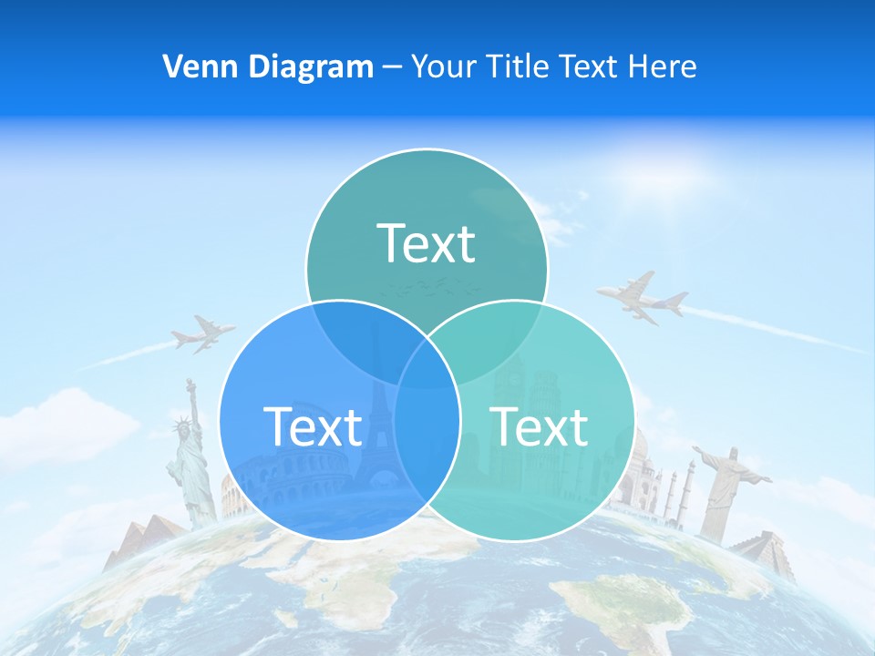 Europe Planet Usa PowerPoint Template