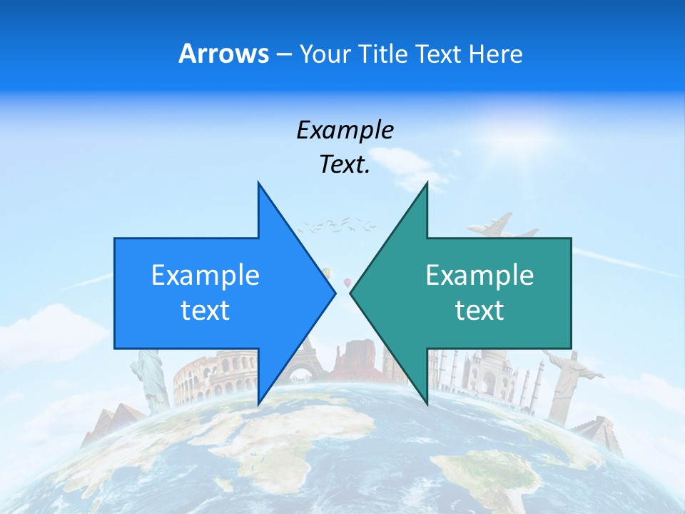 Europe Planet Usa PowerPoint Template