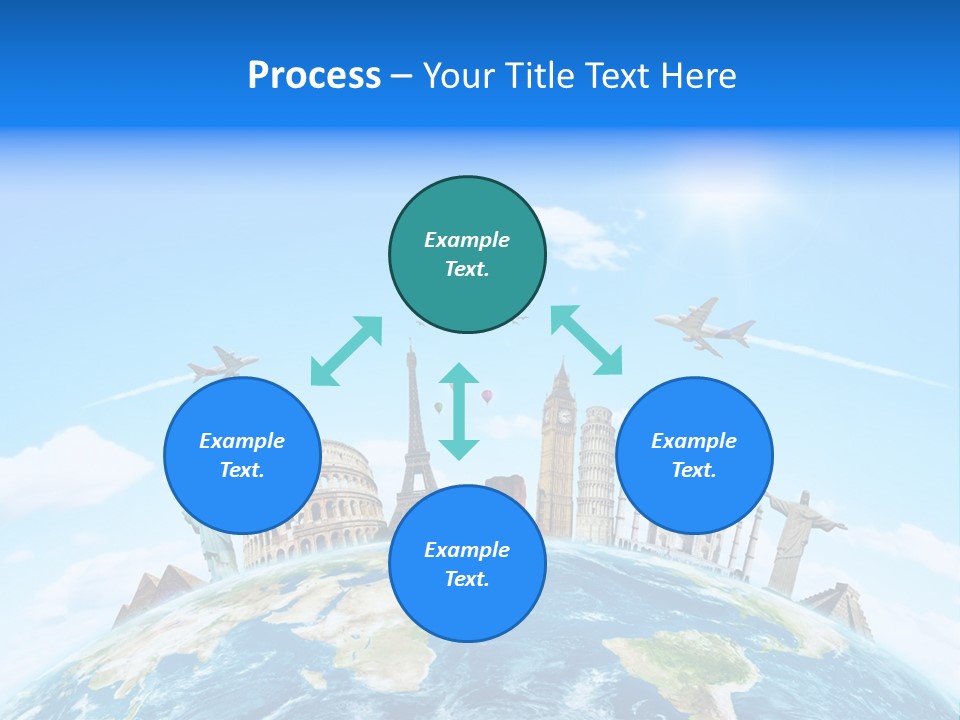 Europe Planet Usa PowerPoint Template