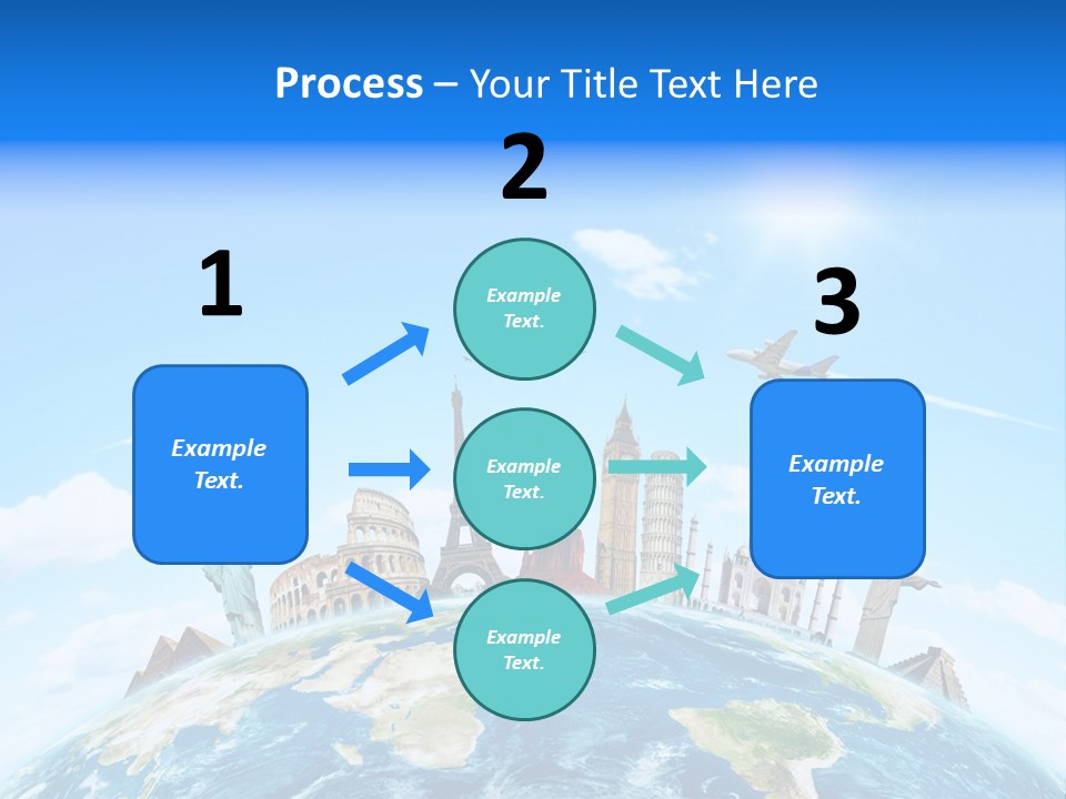 Europe Planet Usa PowerPoint Template
