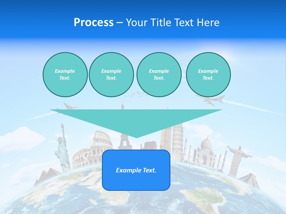 Europe Planet Usa PowerPoint Template