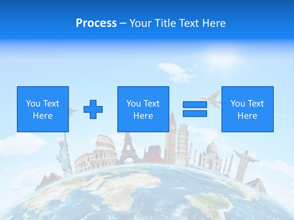 Europe Planet Usa PowerPoint Template