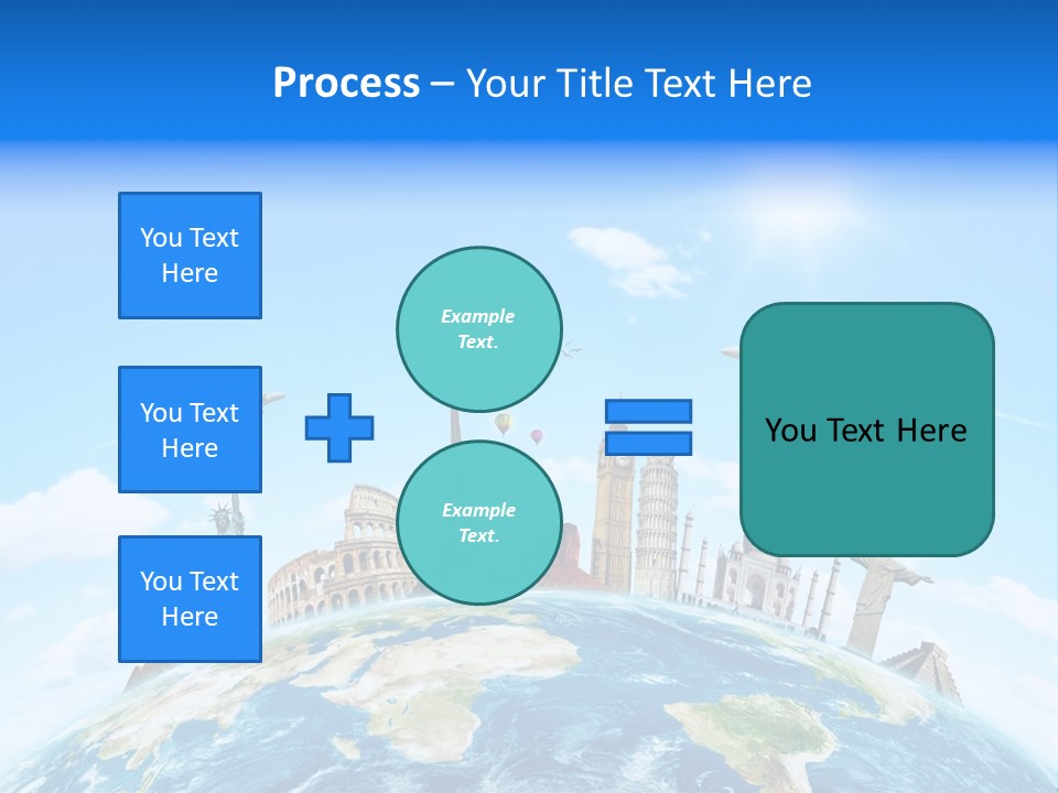 Europe Planet Usa PowerPoint Template