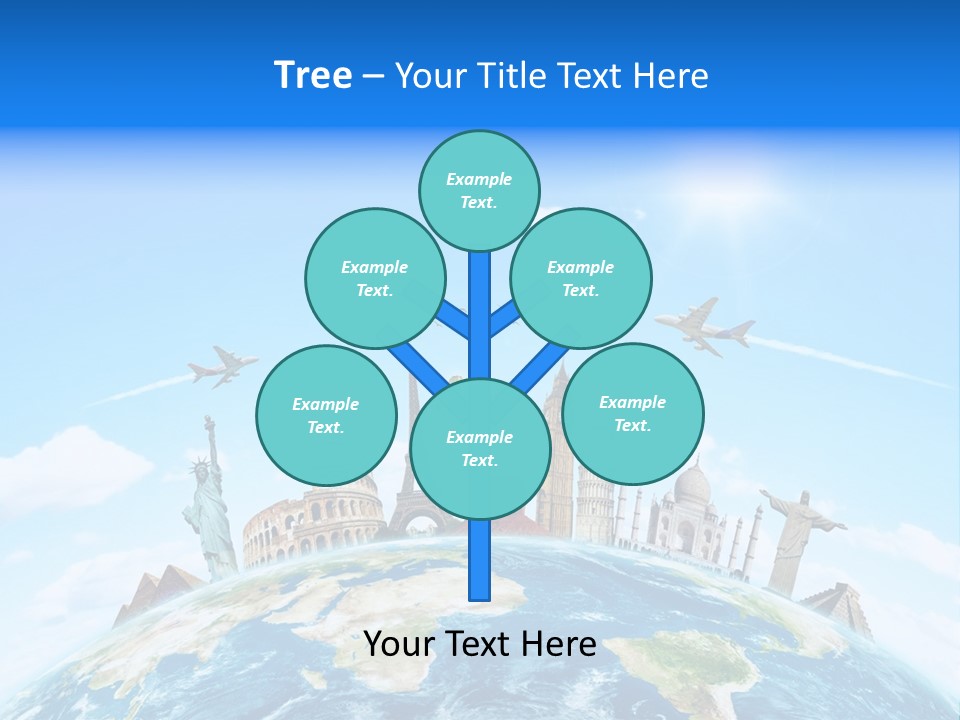 Europe Planet Usa PowerPoint Template