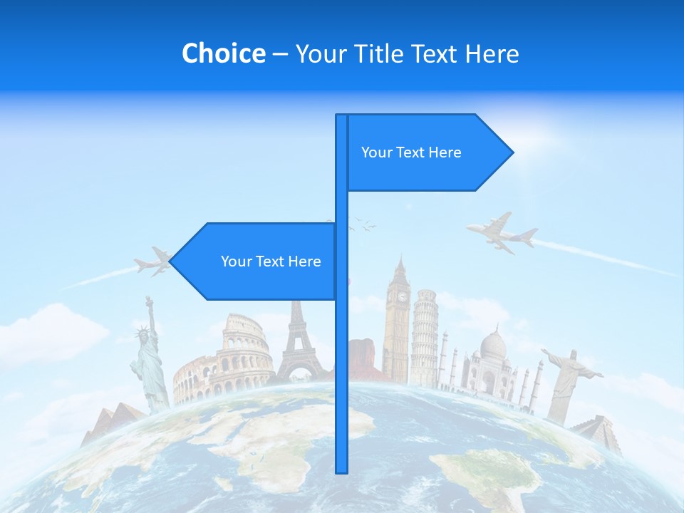 Europe Planet Usa PowerPoint Template