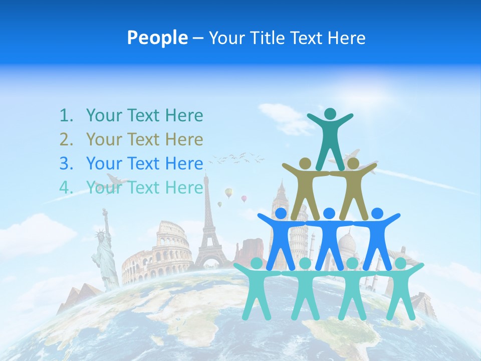 Europe Planet Usa PowerPoint Template