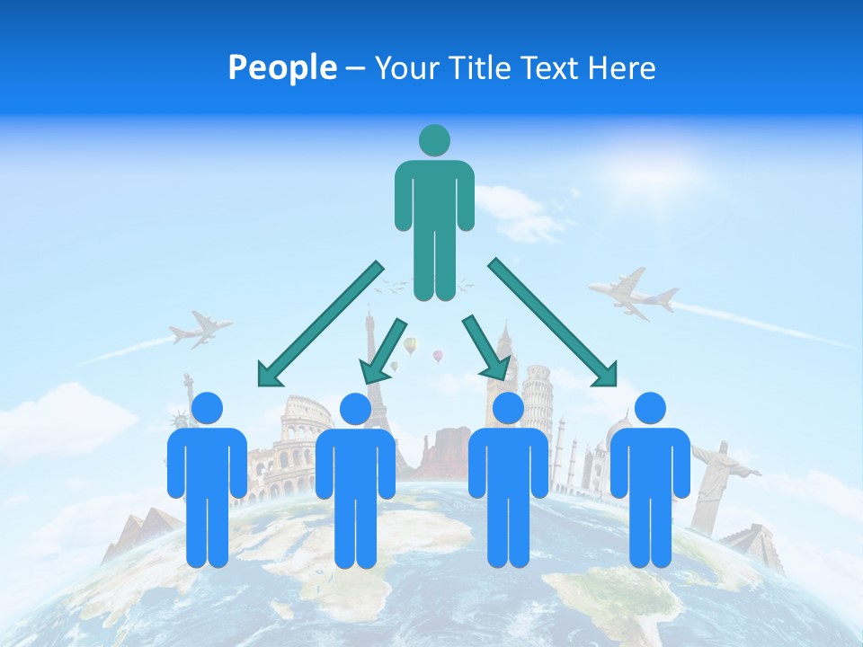 Europe Planet Usa PowerPoint Template