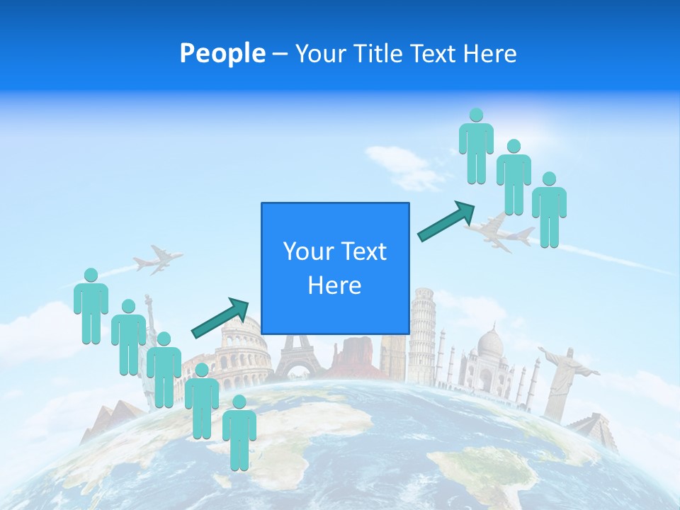 Europe Planet Usa PowerPoint Template