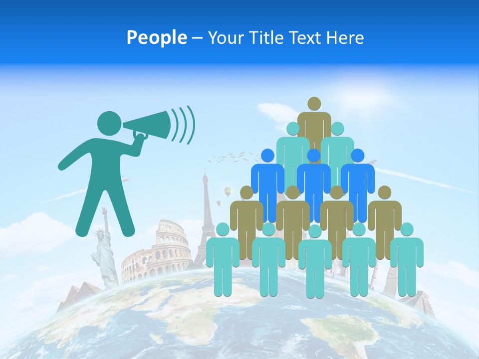 Europe Planet Usa PowerPoint Template