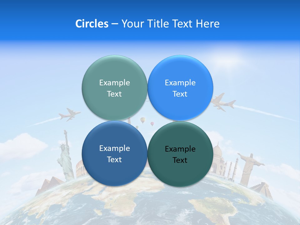 International Monument Mahal PowerPoint Template