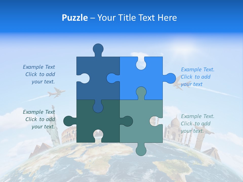 International Monument Mahal PowerPoint Template