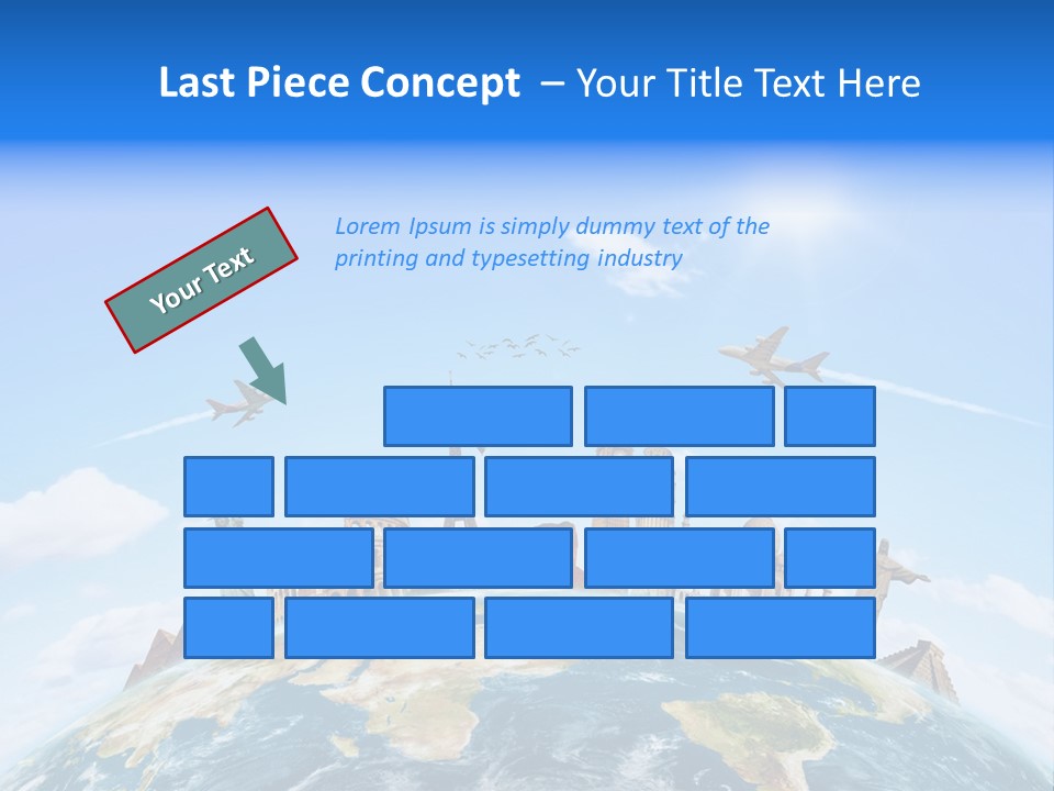 International Monument Mahal PowerPoint Template