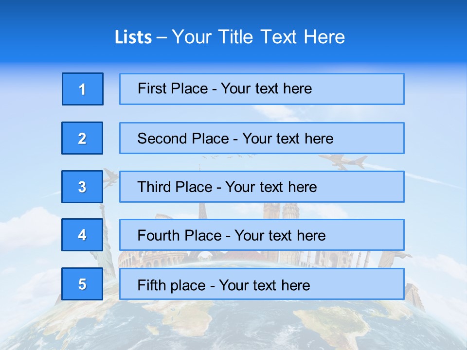 International Monument Mahal PowerPoint Template