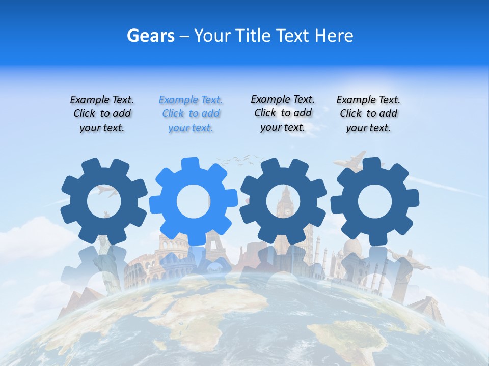 International Monument Mahal PowerPoint Template