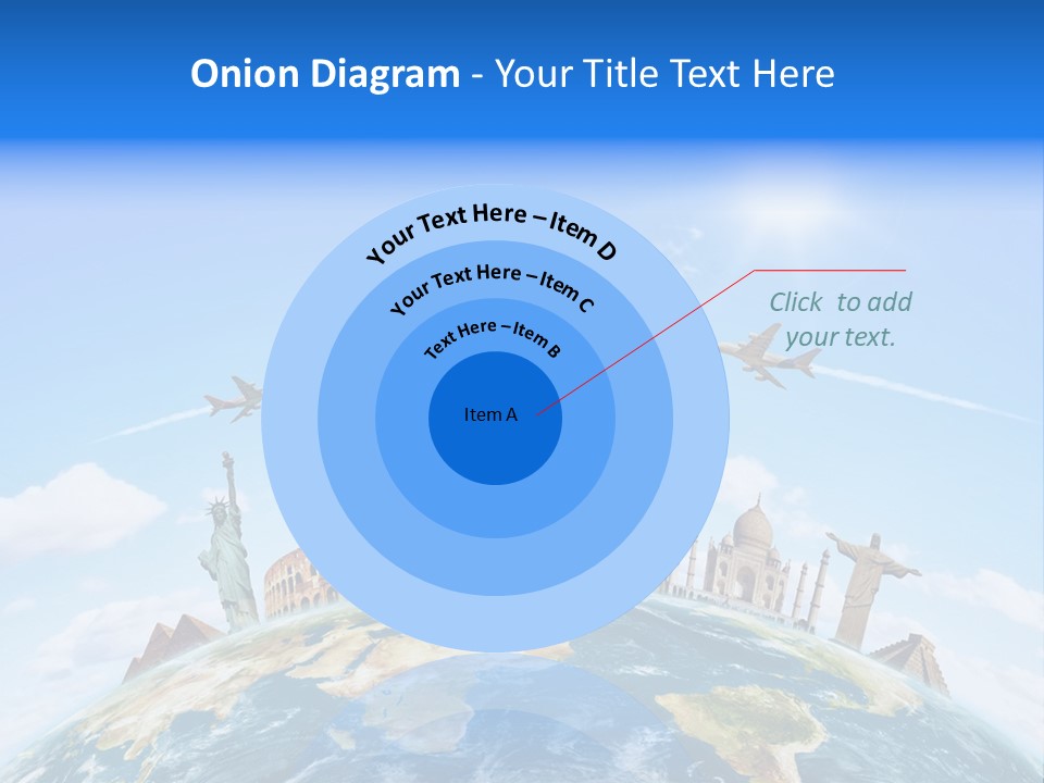International Monument Mahal PowerPoint Template