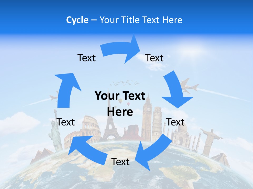 International Monument Mahal PowerPoint Template