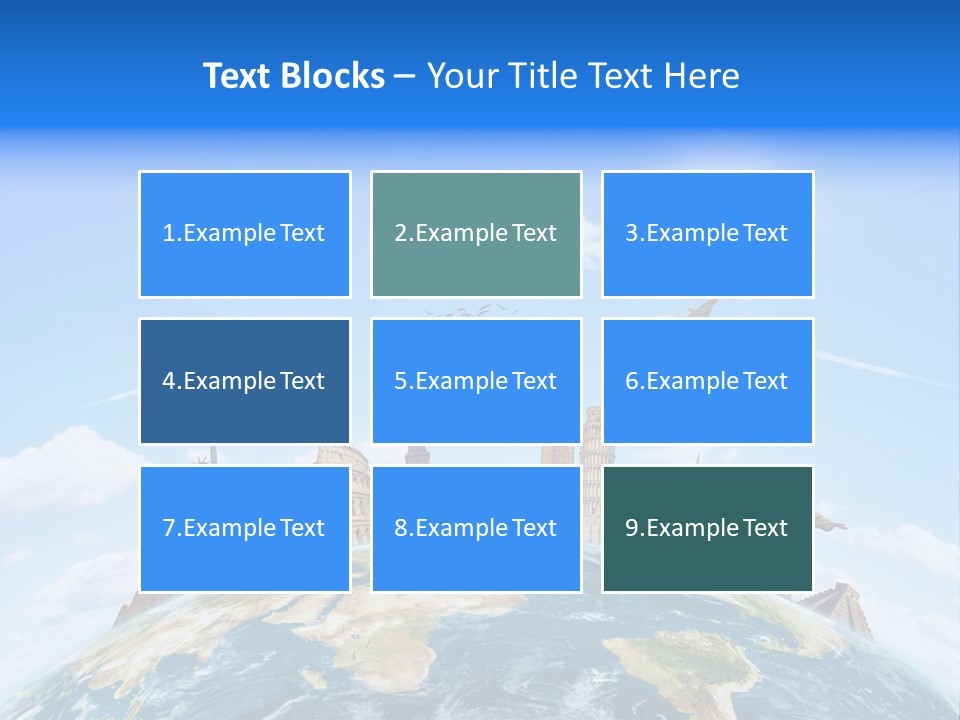 International Monument Mahal PowerPoint Template