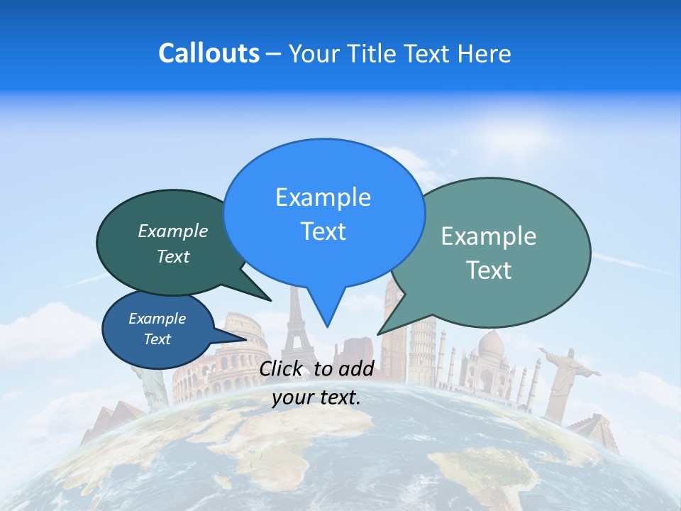 International Monument Mahal PowerPoint Template