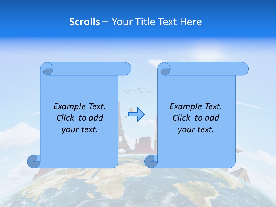 International Monument Mahal PowerPoint Template