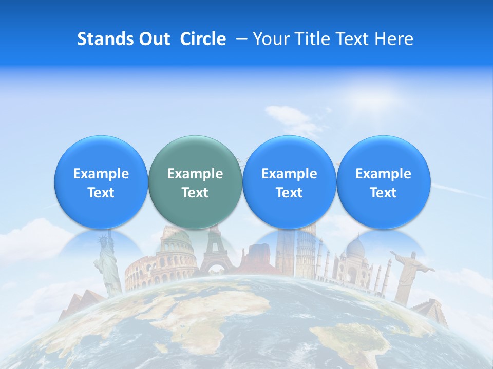 International Monument Mahal PowerPoint Template