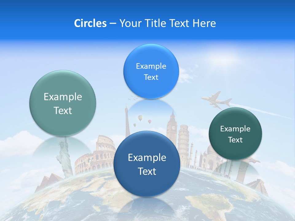 International Monument Mahal PowerPoint Template
